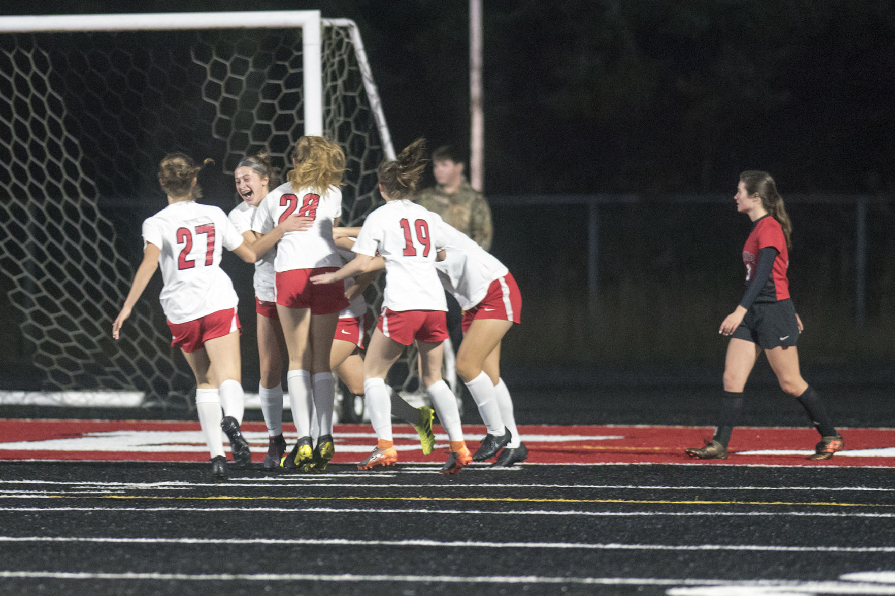 State 1A Girls Soccer Tournament Quarterfinals: Seattle Academy at Tenino (Nov. 16, 2019)